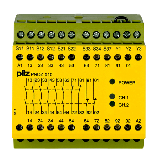 774700 New PILZ PNOZ X10 24VAC 6n/o 4n/c 3LED